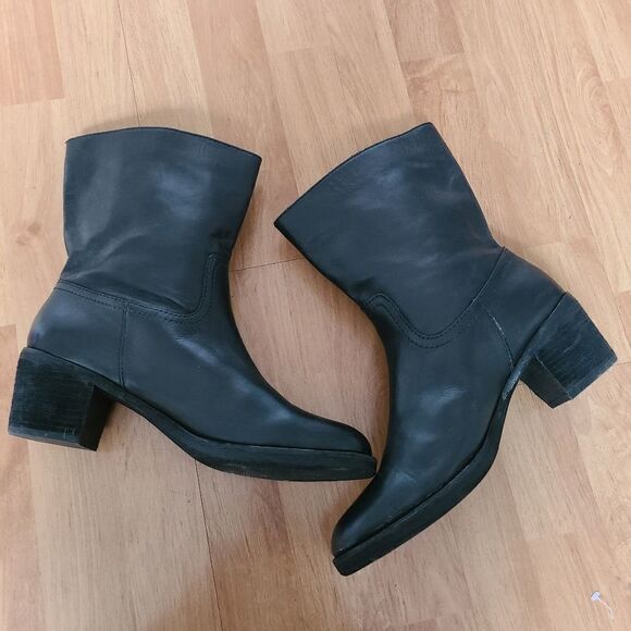 Lands' End Black Combat & Moto Boots - Picture 4 of 10